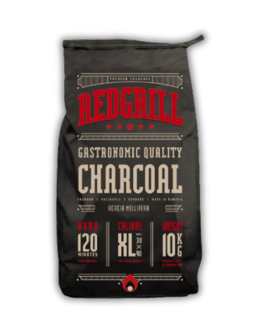 REDGRILL - Sac de charbon de bois 10kg