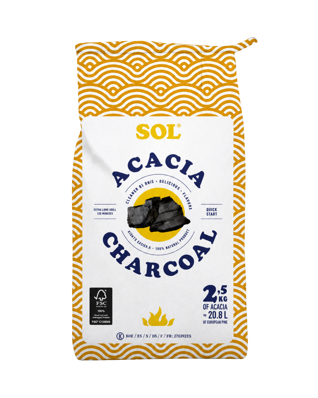 SOL - Sac de charbon 2,5kg