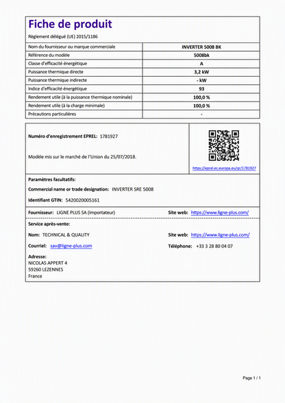 INVERTER 5008 NF - Reconditionné