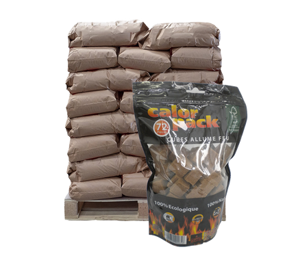 Calorpack Allumes feux 72 pièces/sacs 12 sacs/boite